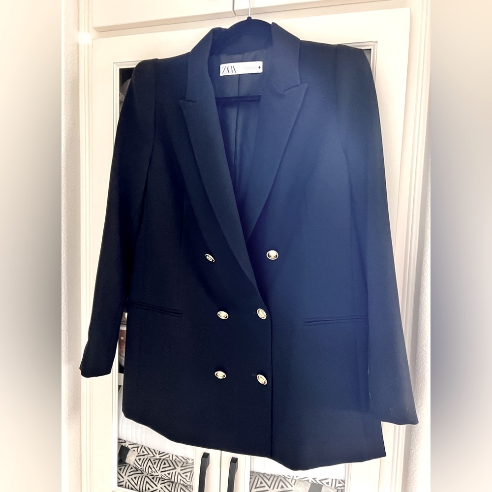 Zara Double Breasted Blazer